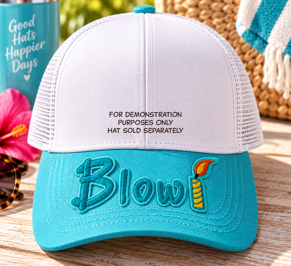 Iron-On Patch - Blow Candle
