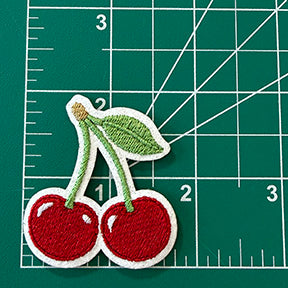 Cherries Iron-On Patch