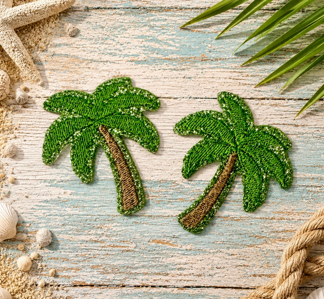 Palm Tree Iron-On Patch
