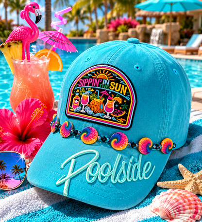 Dad Hat - Poolside / Sippin' in the Sun