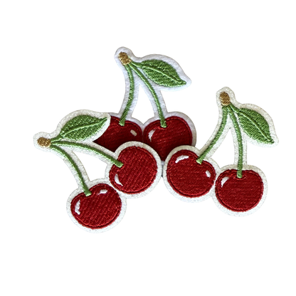 Cherries Iron-On Patch