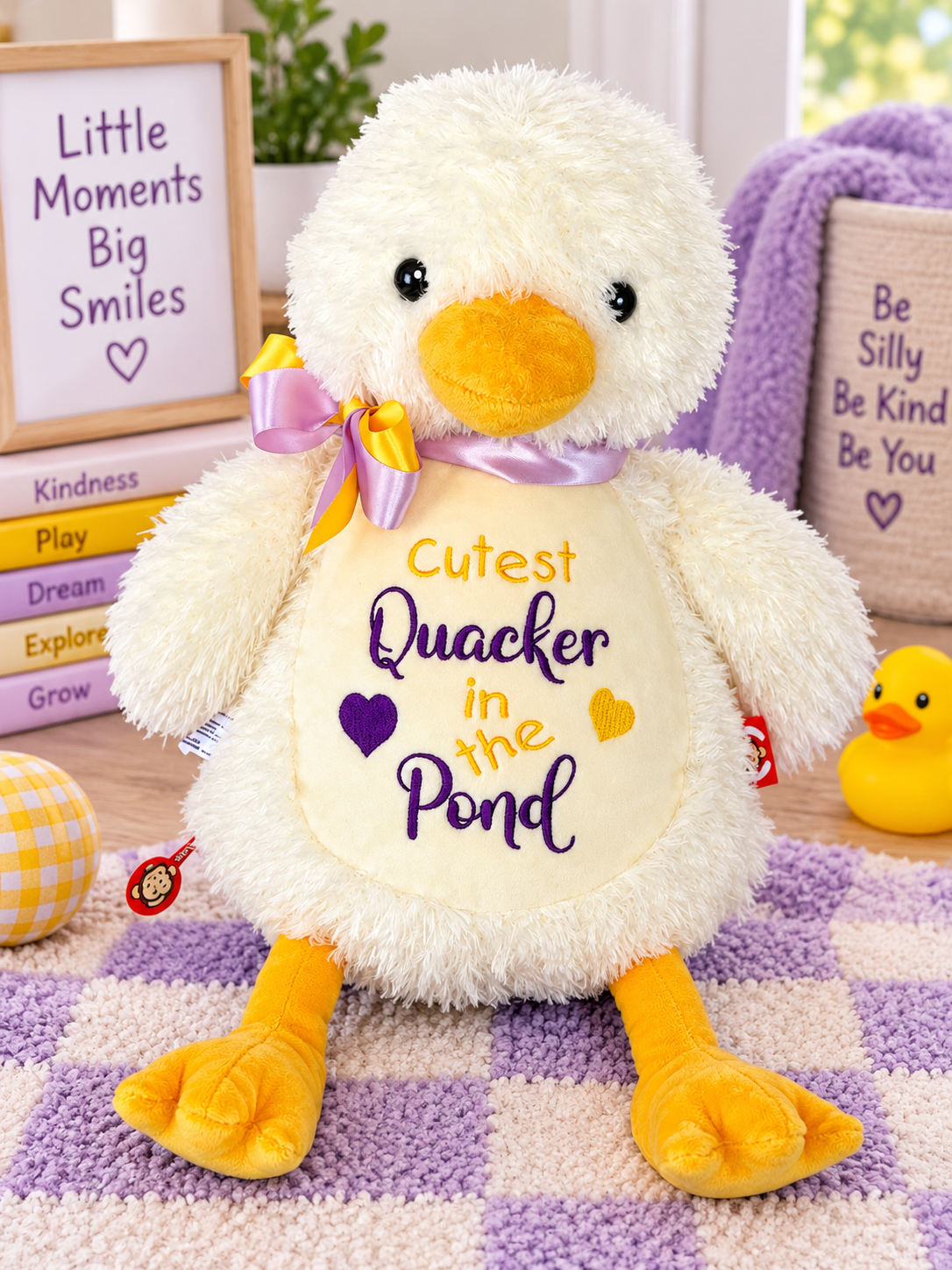 Cubbies® Embroidered Stuffed Animal - Duck