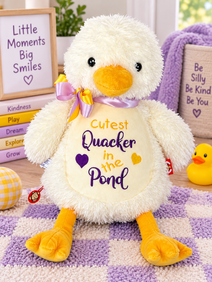 Cubbies® Embroidered Stuffed Animal - Duck