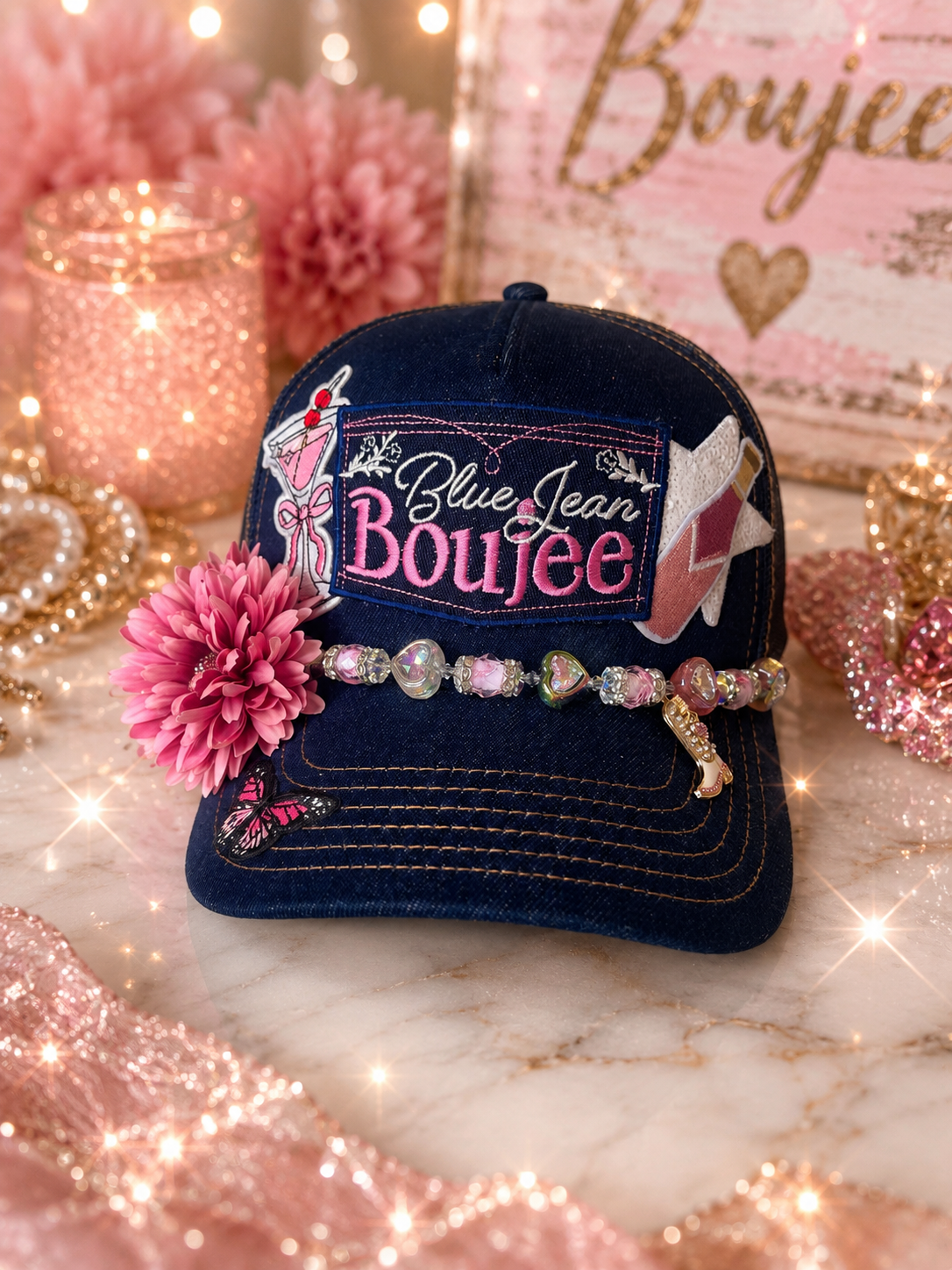 Trucker Hat - Blue Jean Boujee