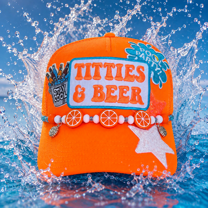 Trucker Hat - Titties and Beer