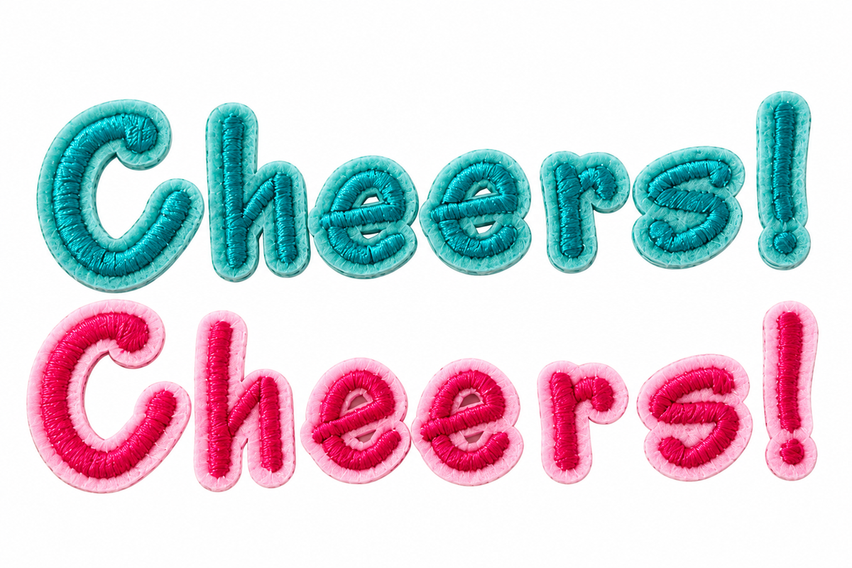 Iron-On Patch - Cheers