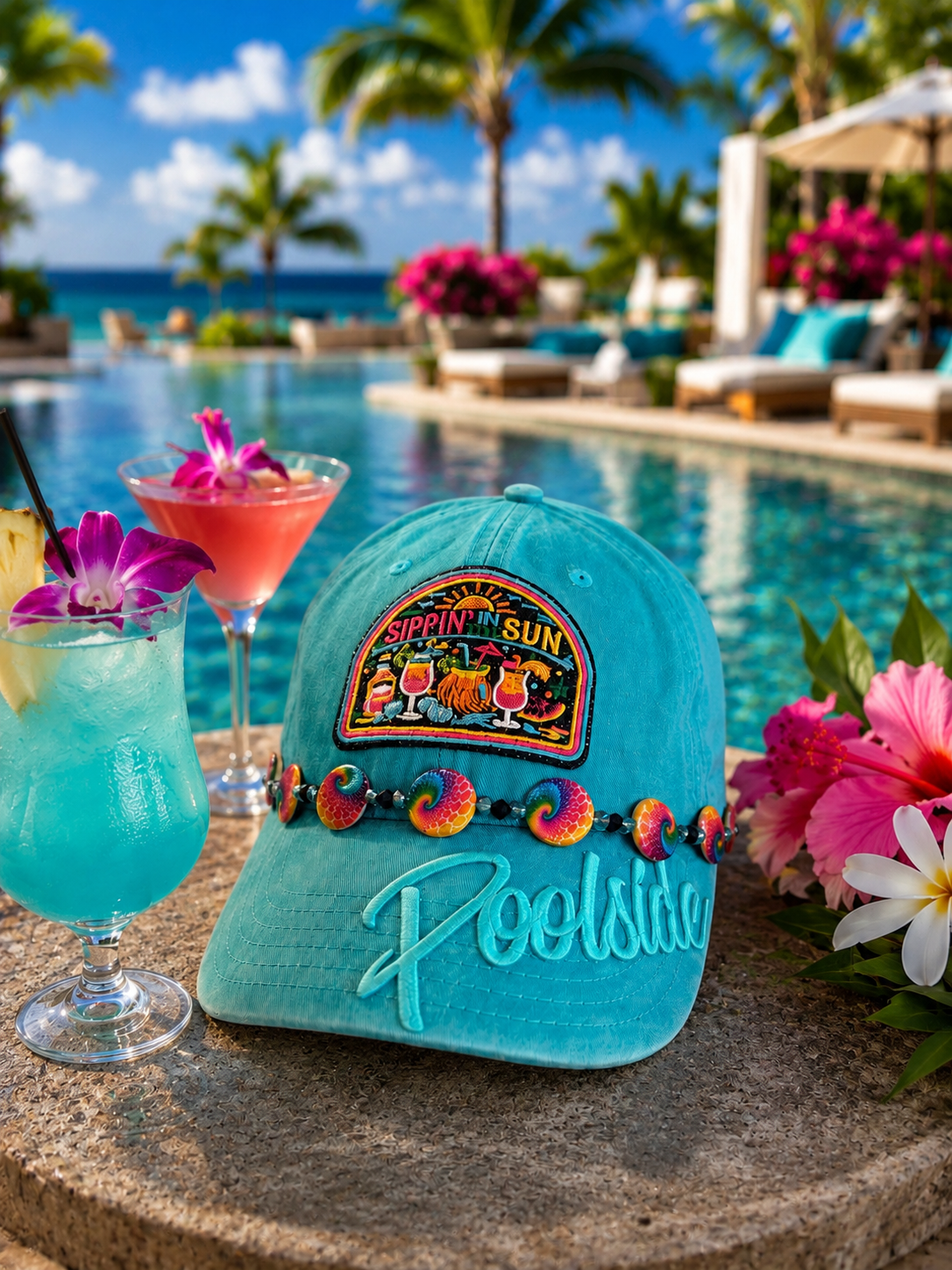 Dad Hat - Poolside / Sippin' in the Sun