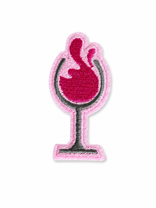 Iron-On Patch - Wine Splash