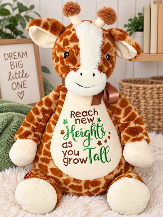 Cubbies® Embroidered Stuffed Animal - Giraffe