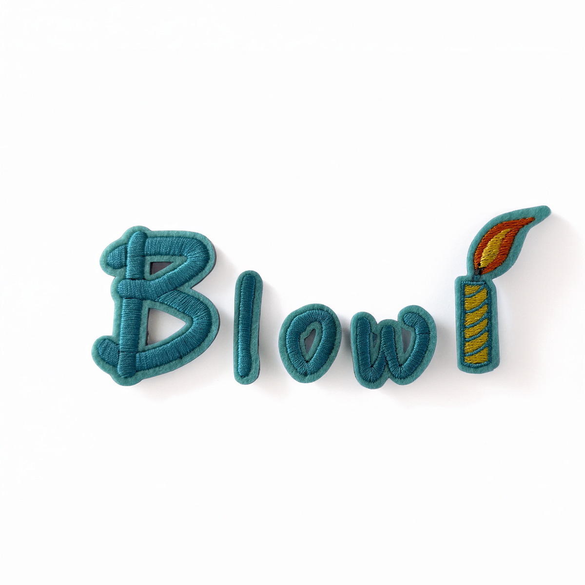 Iron-On Patch - Blow Candle