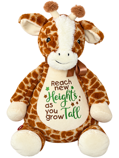 Cubbies® Embroidered Stuffed Animal - Giraffe
