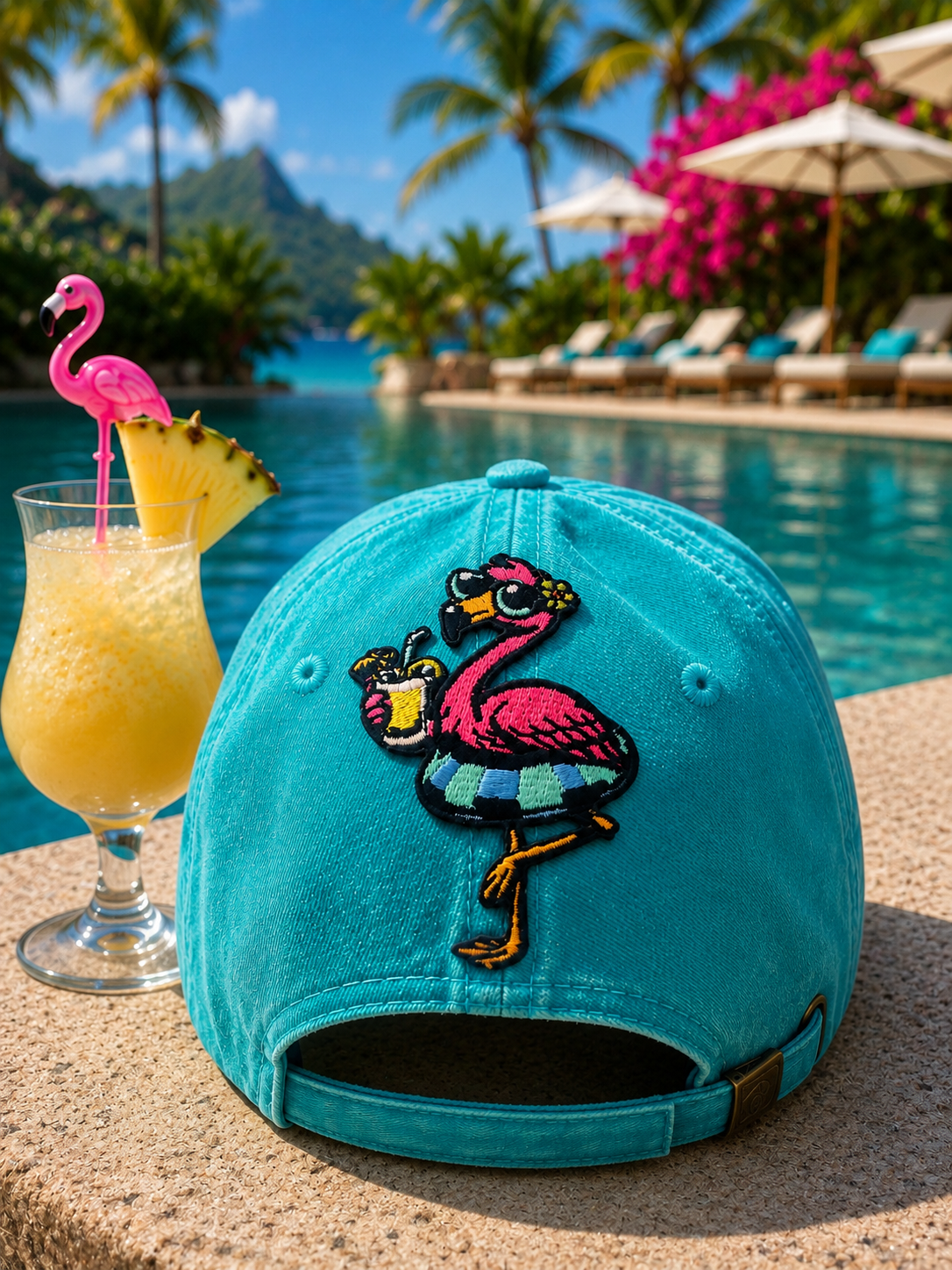Dad Hat - Poolside / Sippin' in the Sun