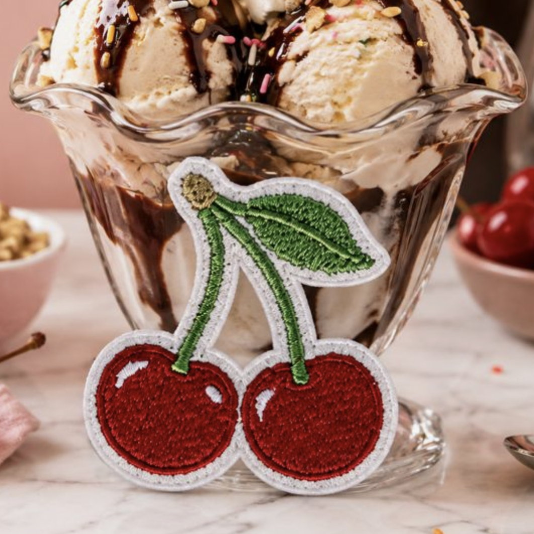 Cherries Iron-On Patch