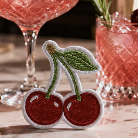 Cherries Iron-On Patch