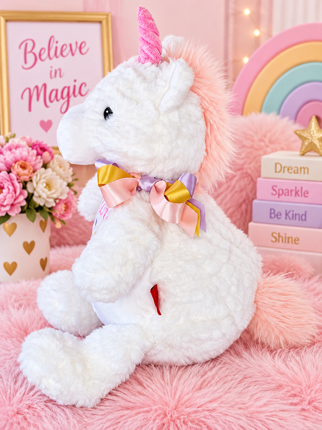 Cubbies® Embroidered Stuffed Animal - Unicorn