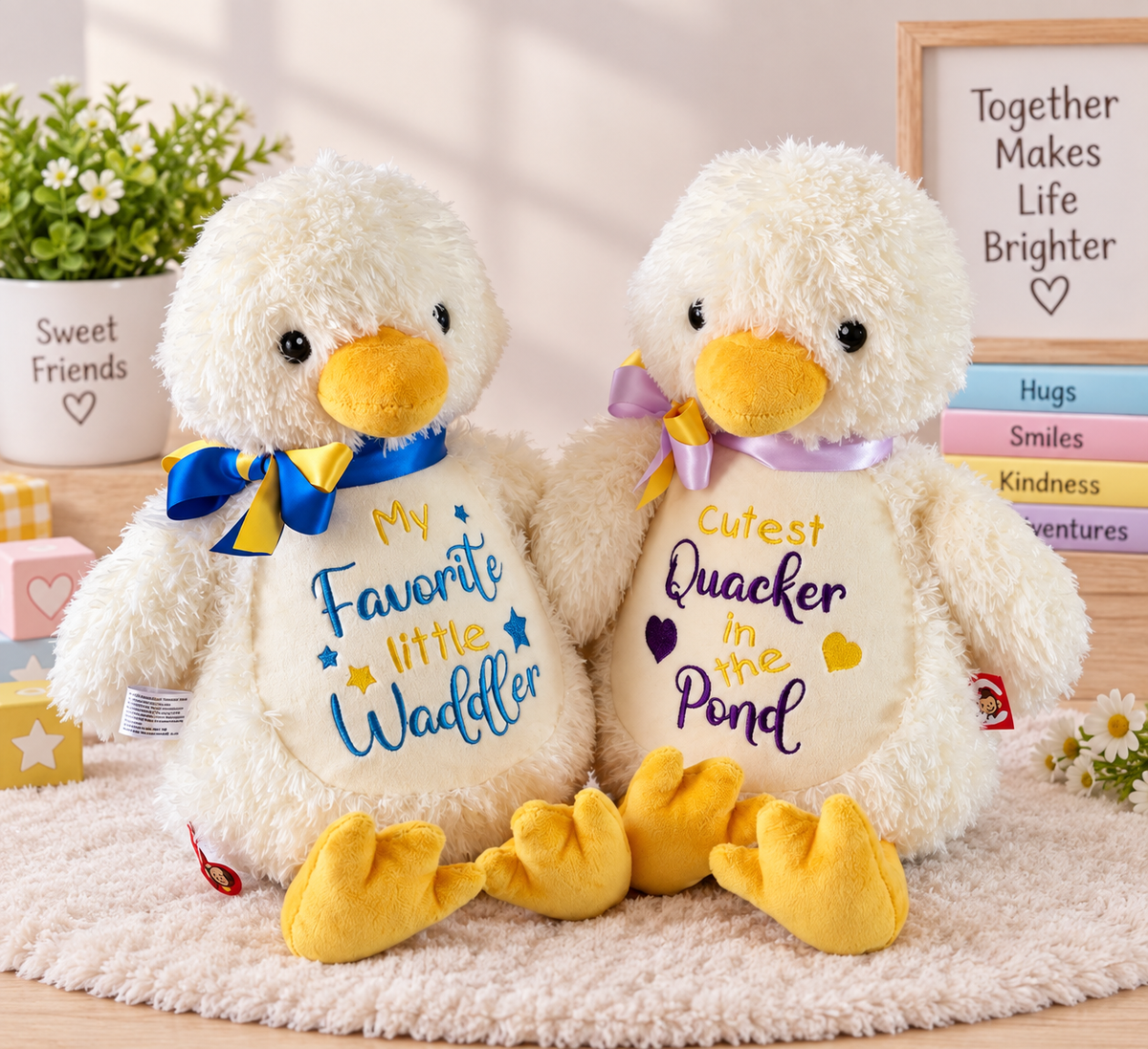Cubbies® Embroidered Stuffed Animal - Duck