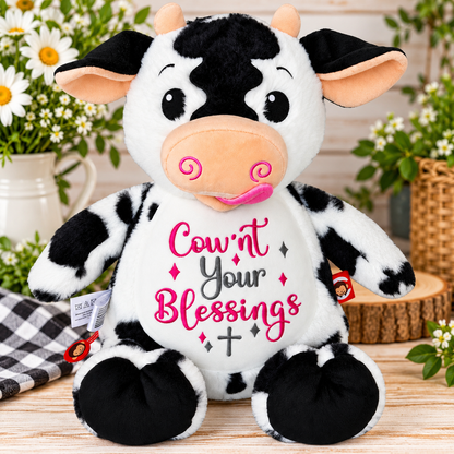 Cubbies® Embroidered Stuffed Animal - Blessing Cow