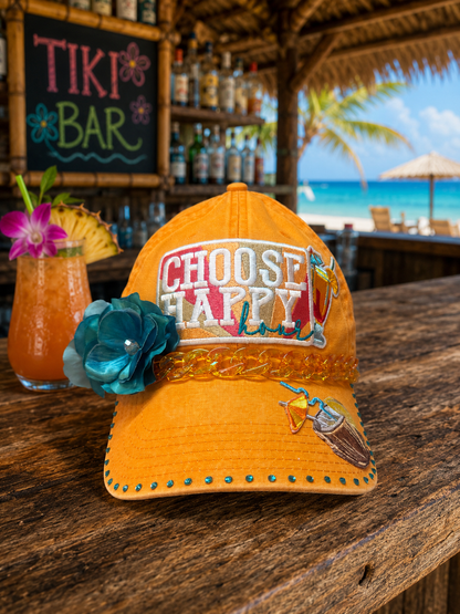 Dad Hat / Baseball Cap -  Choose Happy