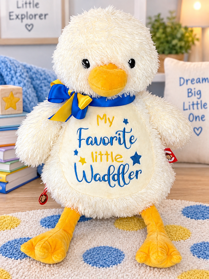 Cubbies® Embroidered Stuffed Animal - Duck