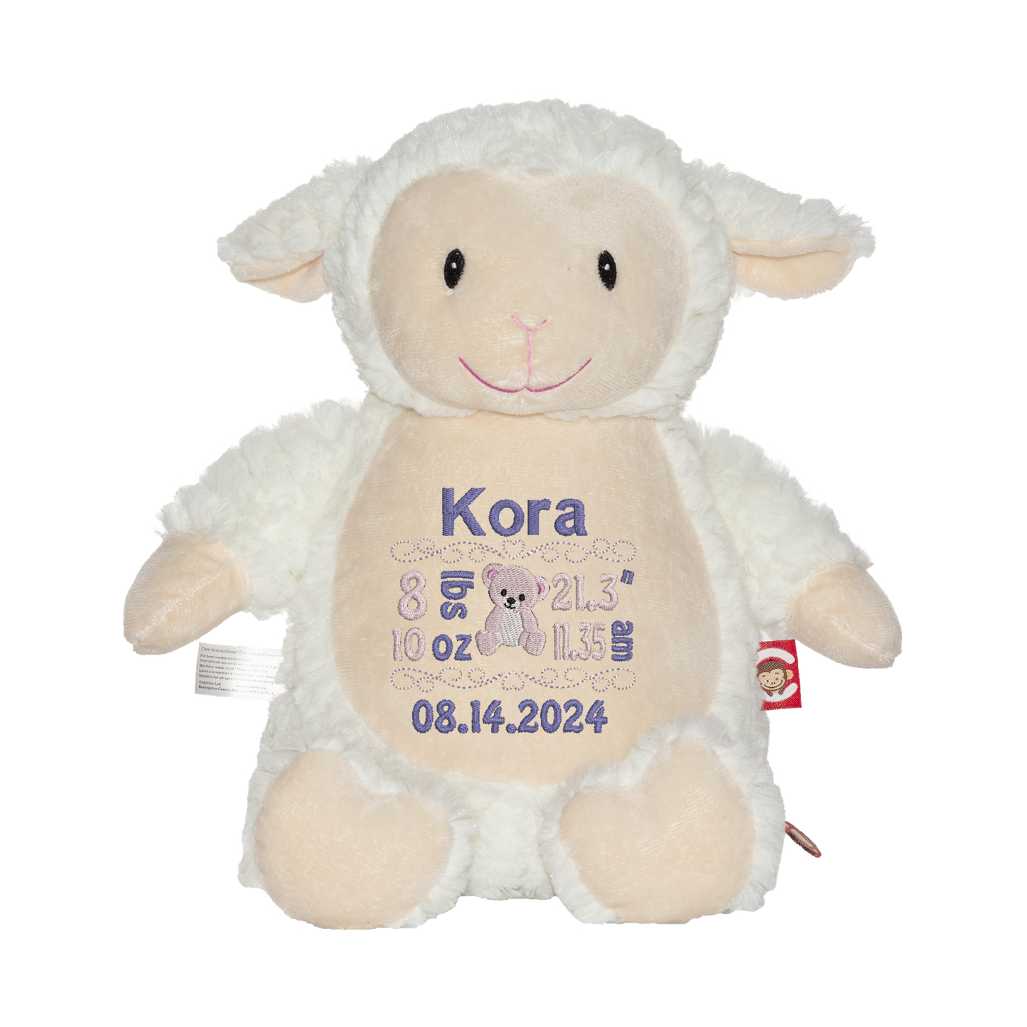 Cubbies Stuffed Animal - Birth Announcement