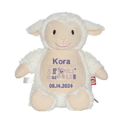 Cubbies Stuffed Animal - Birth Announcement