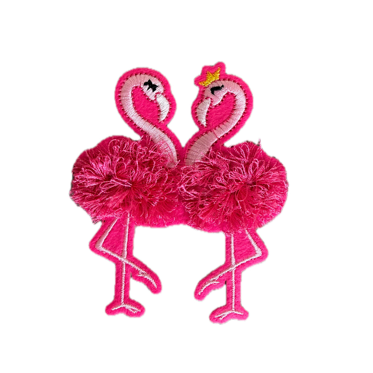 Iron-On Patch - Flamingos