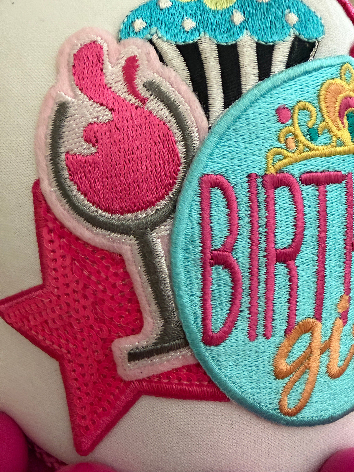 Iron-On Patch - Wine Splash