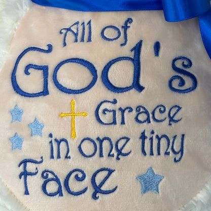 Cubbies® Embroidered Stuffed Animal - Lamb - God's Grace