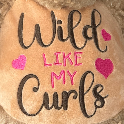 Cubbies® Embroidered Stuffed Animal - Wild Like My Curls