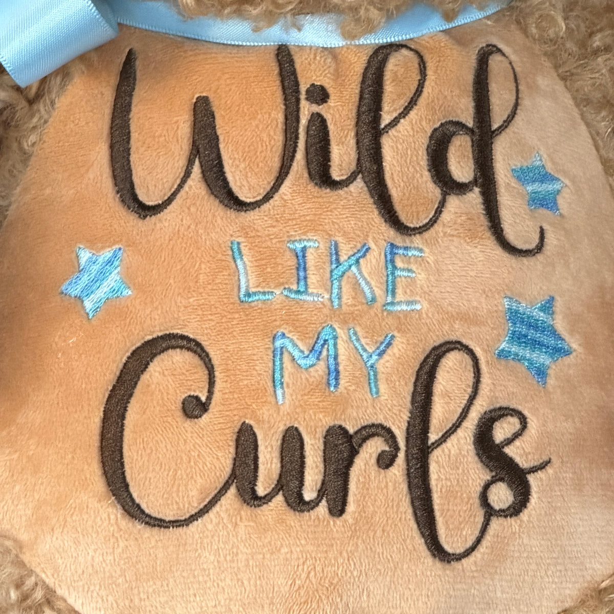 Cubbies® Embroidered Stuffed Animal - Wild Like My Curls