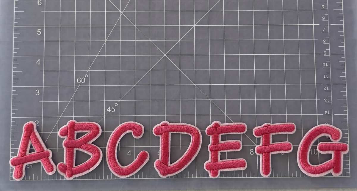 Iron-On Patch - Alphabet