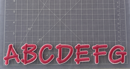 Iron-On Patch - Alphabet