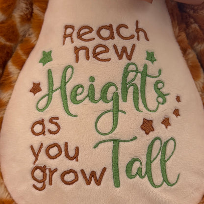 Cubbies® Embroidered Stuffed Animal - Giraffe