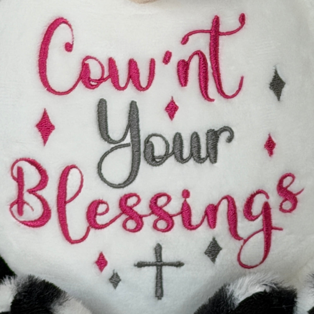 Cubbies® Embroidered Stuffed Animal - Blessing Cow