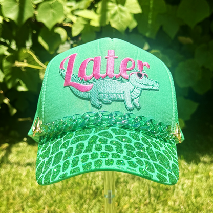 Trucker Hat - "Later Alligator"