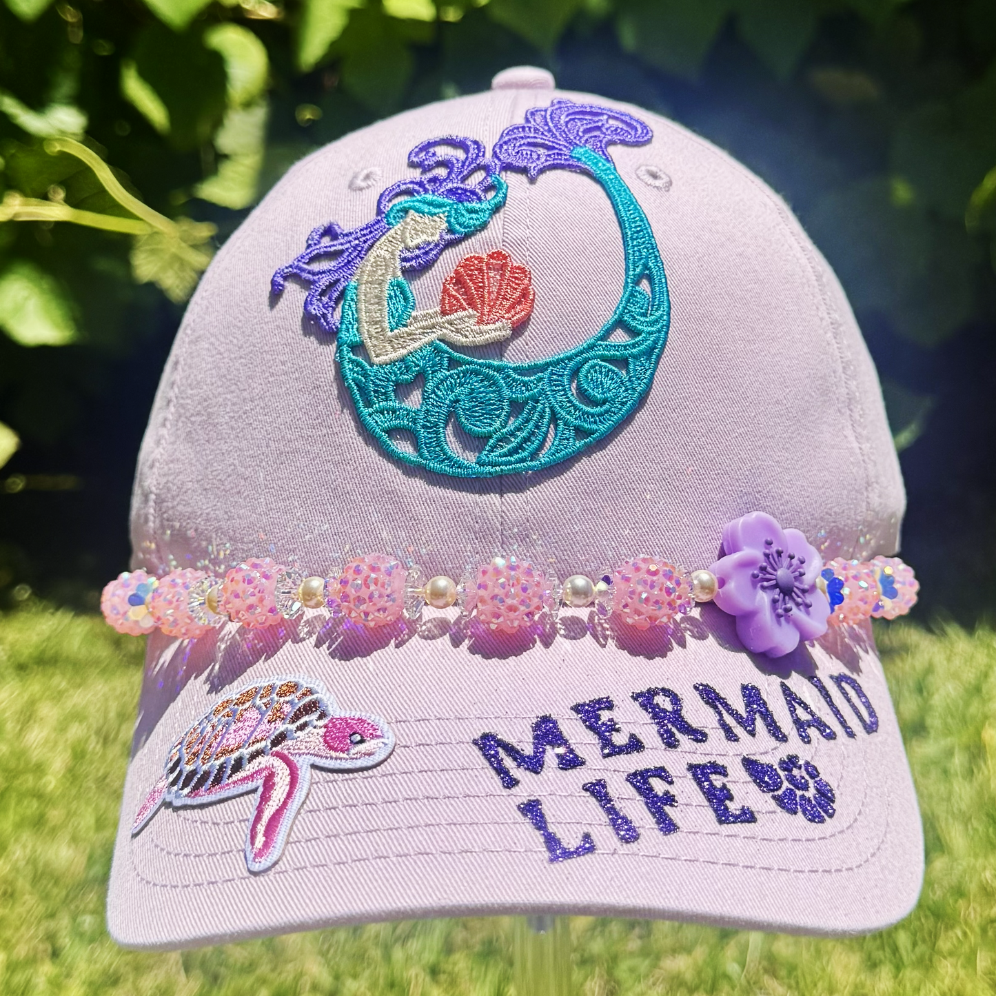 Baseball Hat - "Mermaid Life" Dad Cap