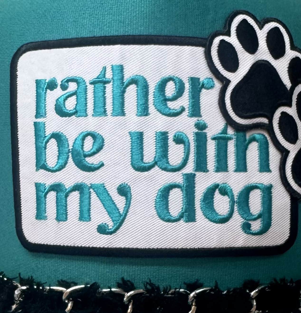 Trucker Hat - Rather be with my dog