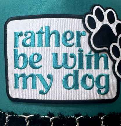 Trucker Hat - Rather be with my dog