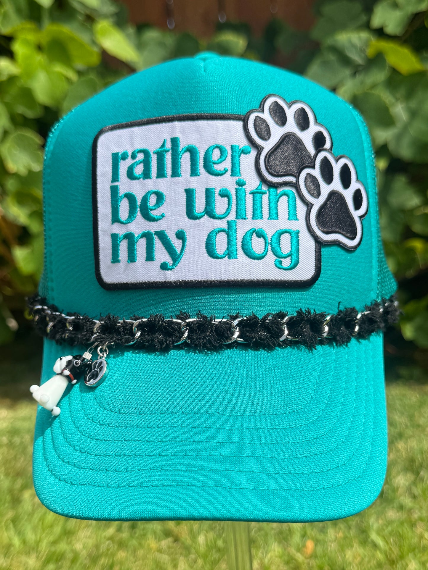 Trucker Hat - Rather be with my dog