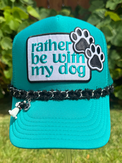 Trucker Hat - Rather be with my dog