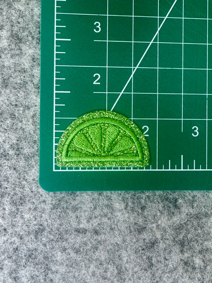 Lime Iron-On Patch (Set of 3)