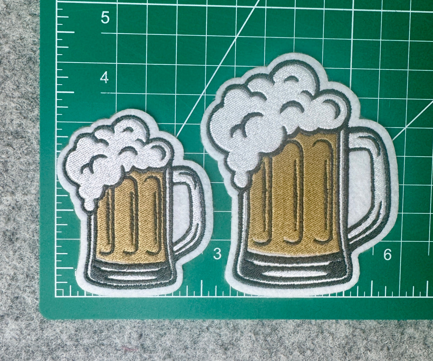 Beer Mug Iron-On Patch