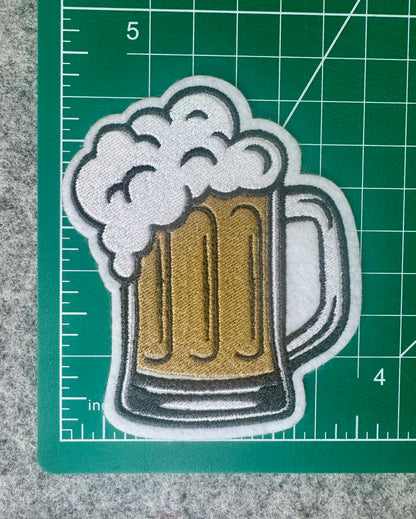 Beer Mug Iron-On Patch