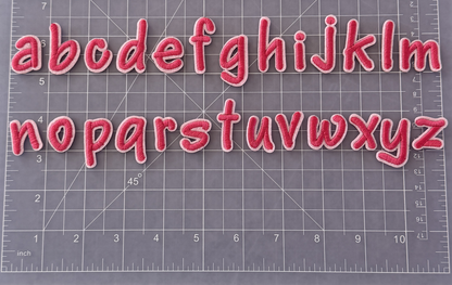 Iron-On Patch - Alphabet