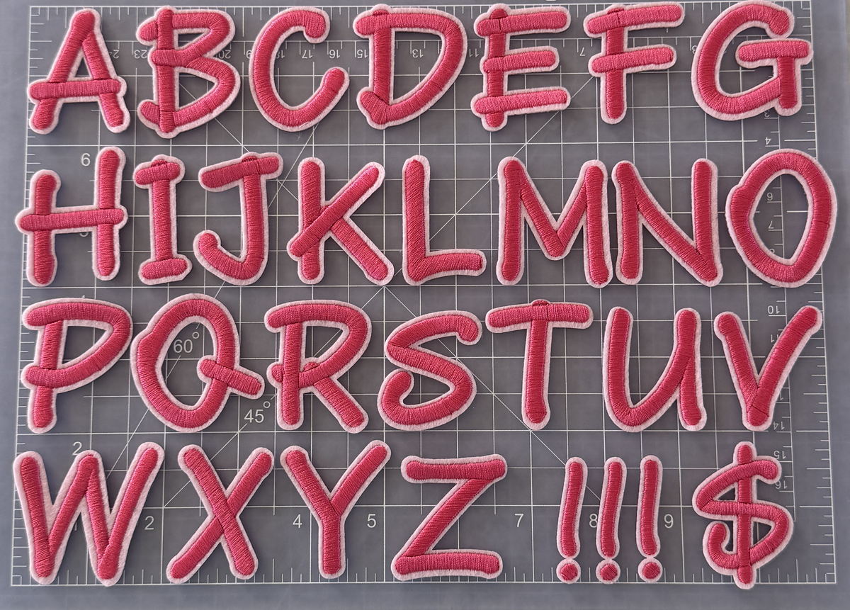 Iron-On Patch - Alphabet