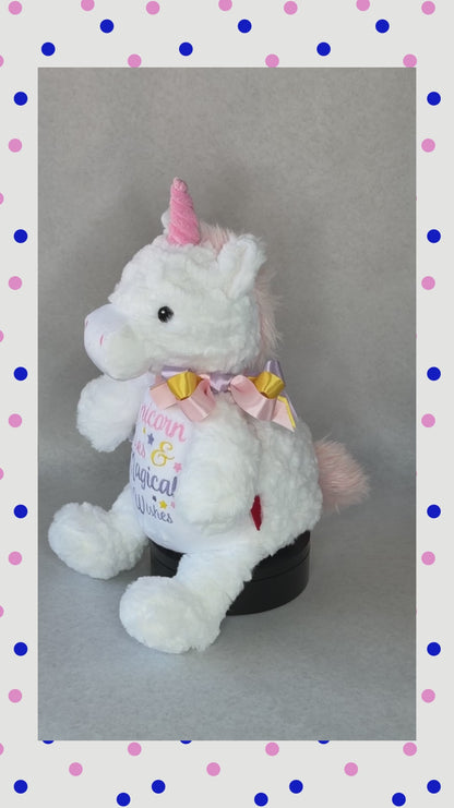 Cubbies® Embroidered Stuffed Animal - Unicorn