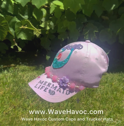 Baseball Hat - "Mermaid Life" Dad Cap