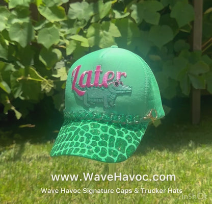Trucker Hat - "Later Alligator"