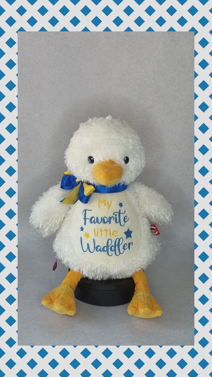 Cubbies® Embroidered Stuffed Animal - Duck