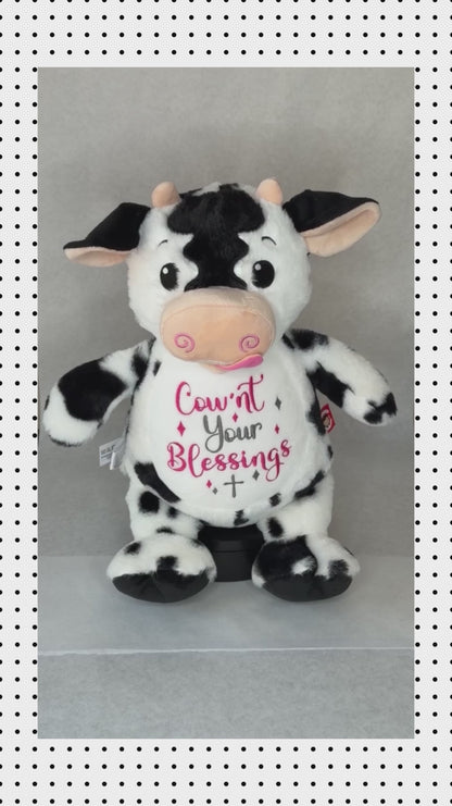 Cubbies® Embroidered Stuffed Animal - Blessing Cow